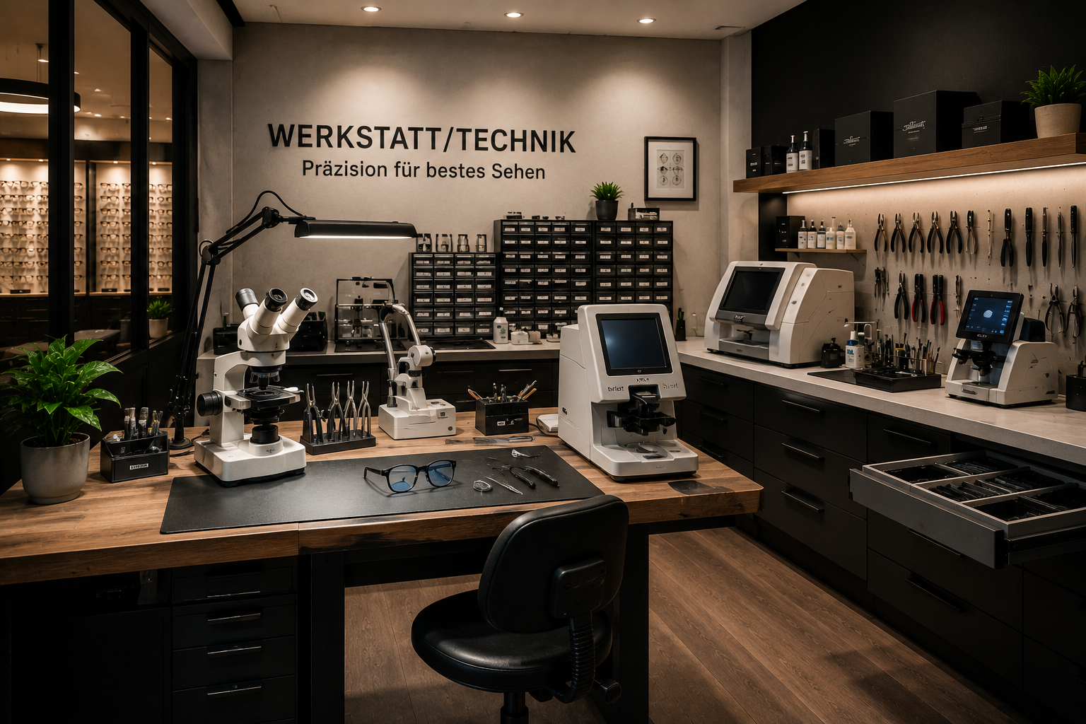 Werkstatttechnik und Optikgeräte