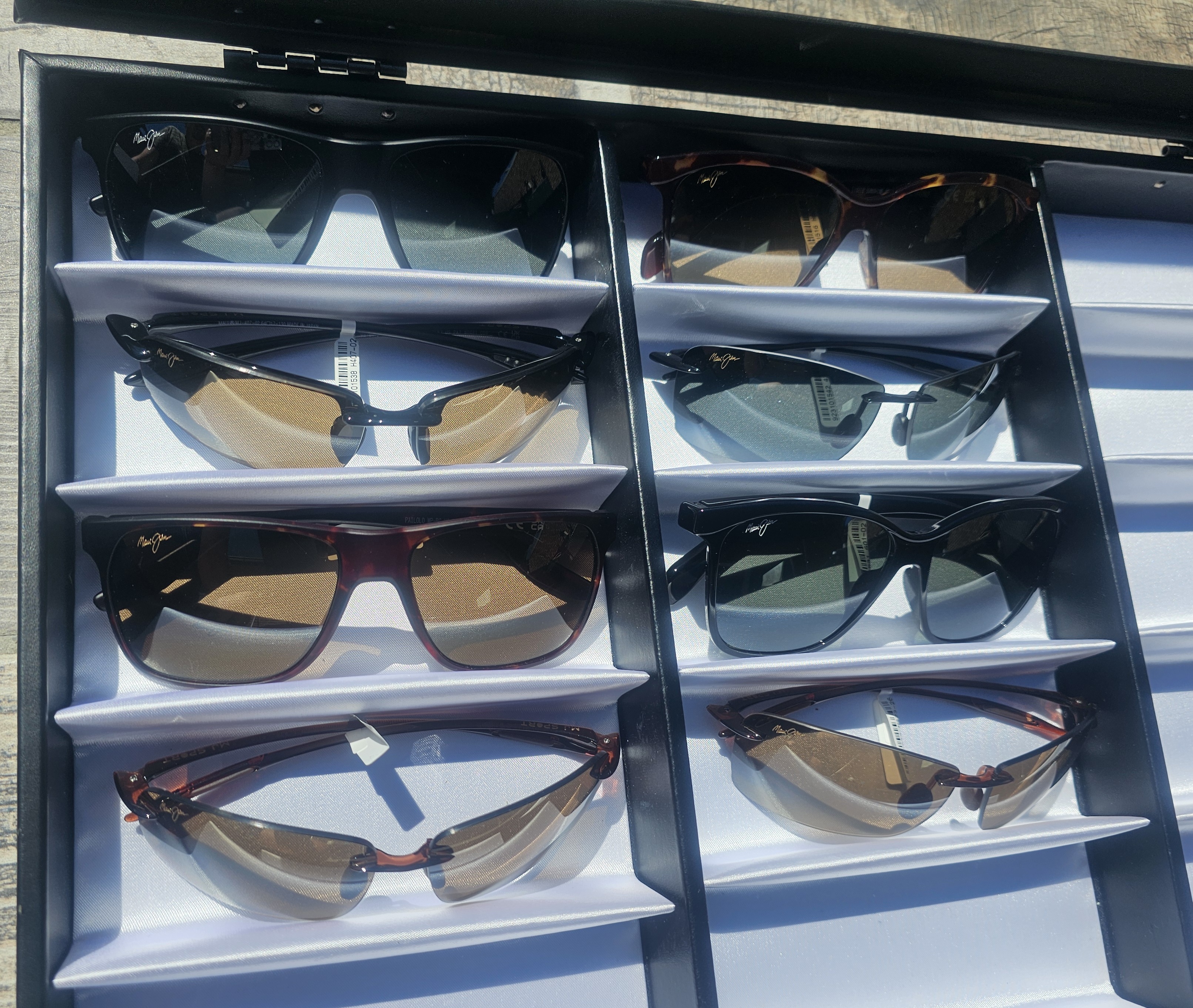 8X Maui Jim Sonnenbrillen 😎 – Neu & ungetragen UVP 1553€ Stückpreis 33€