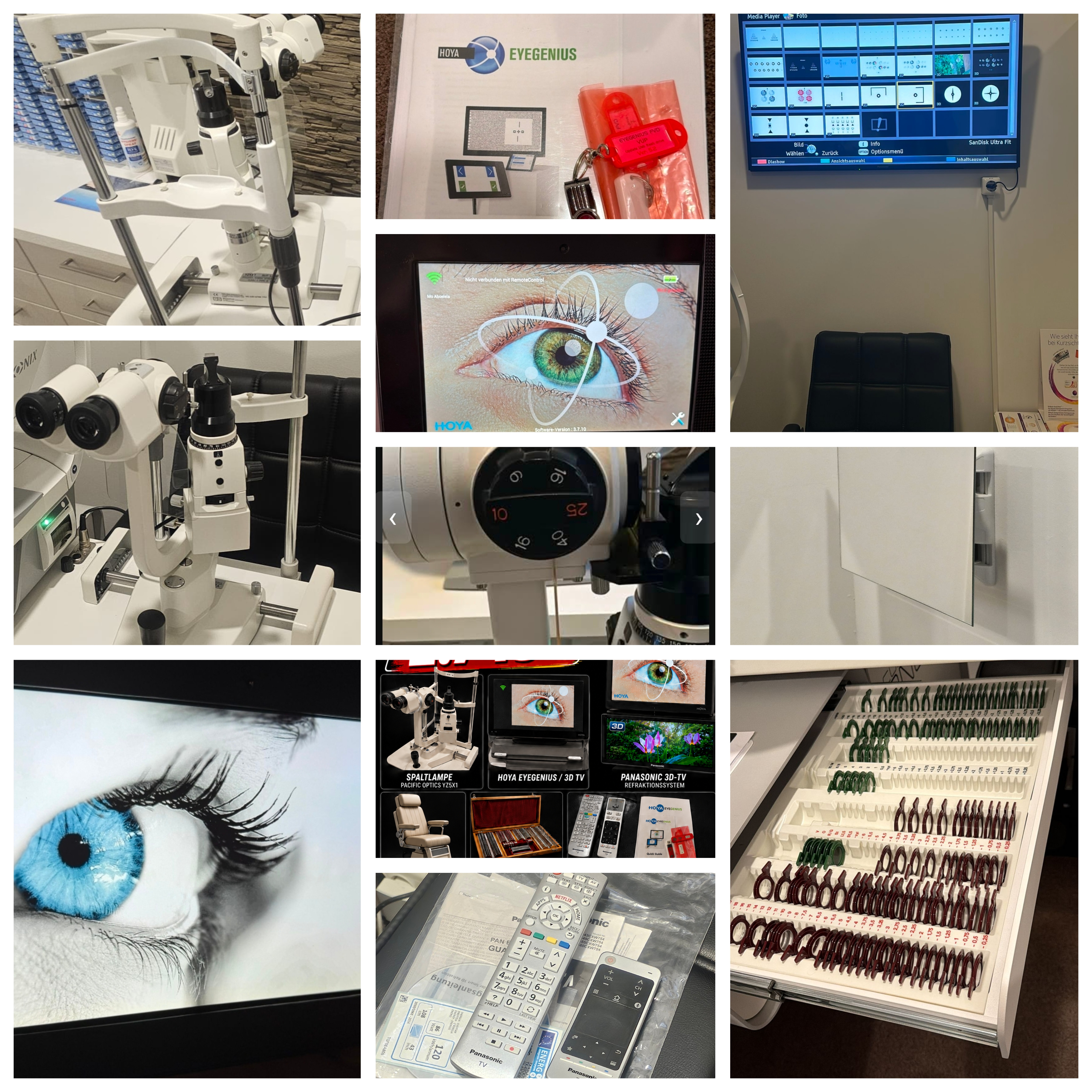 Optiker-Komplettausstattung – HOYA EyeGenius, Spaltlampe & 3D-Refraktion – Ansicht 2