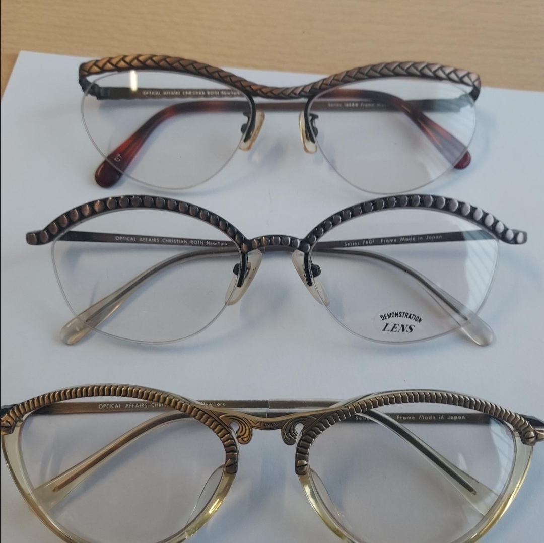 5 Stück Optical Affairs Christian Roth New York – exklusive NOS Designerfassungen ungetragen / Neu