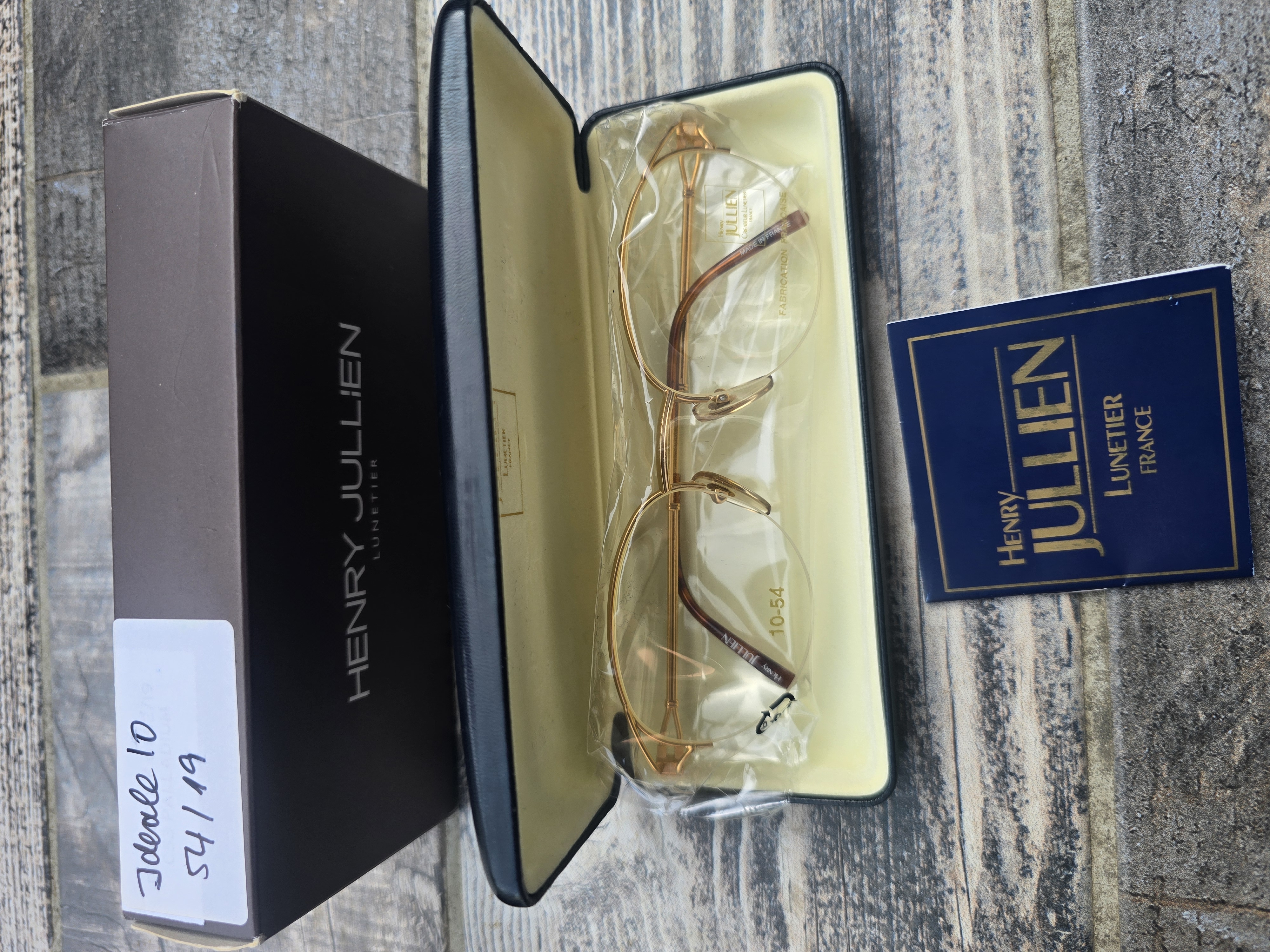 🧾 5x Henry Jullien NOS Luxusfassungen – Frankreich – Gold Filled / Premium Vintage