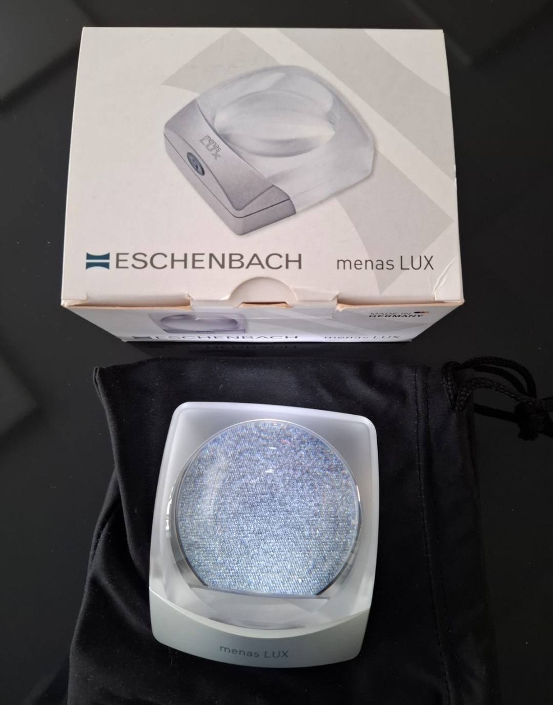 Eschenbach menas LUX Standlupe 3x / 12D – Neu & unbenutzt