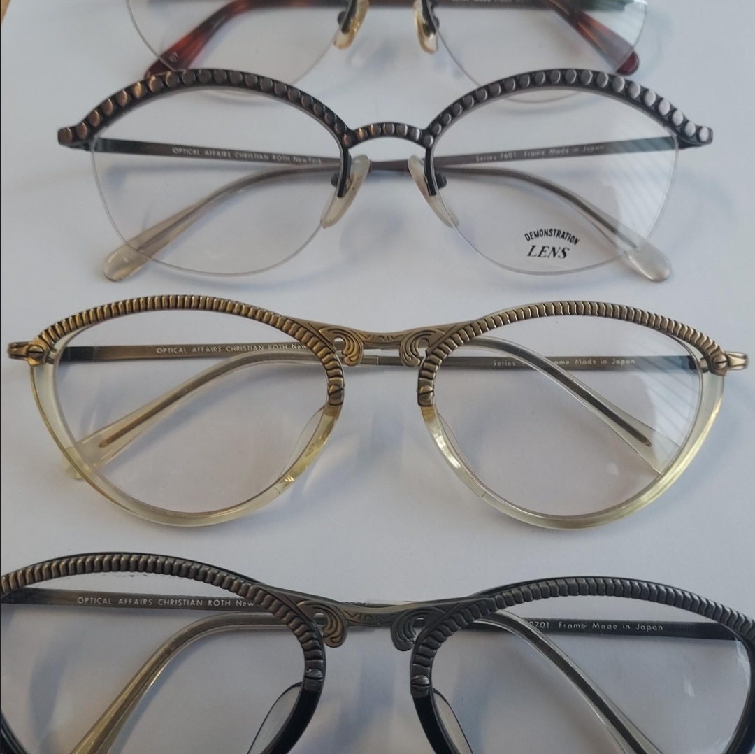 5 Stück Optical Affairs Christian Roth New York – exklusive NOS Designerfassungen ungetragen / Neu