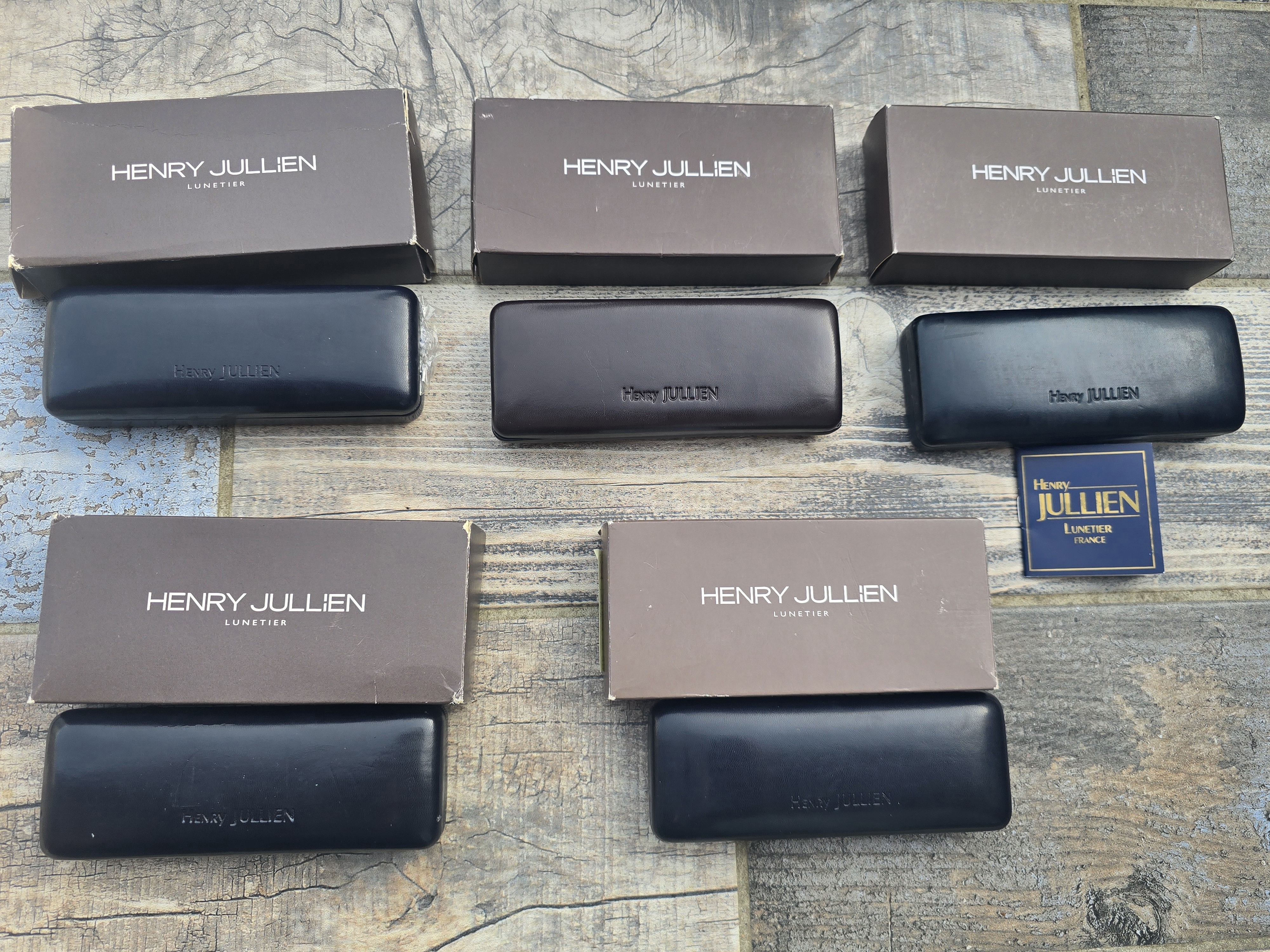 🧾 5x Henry Jullien NOS Luxusfassungen – Frankreich – Gold Filled / Premium Vintage