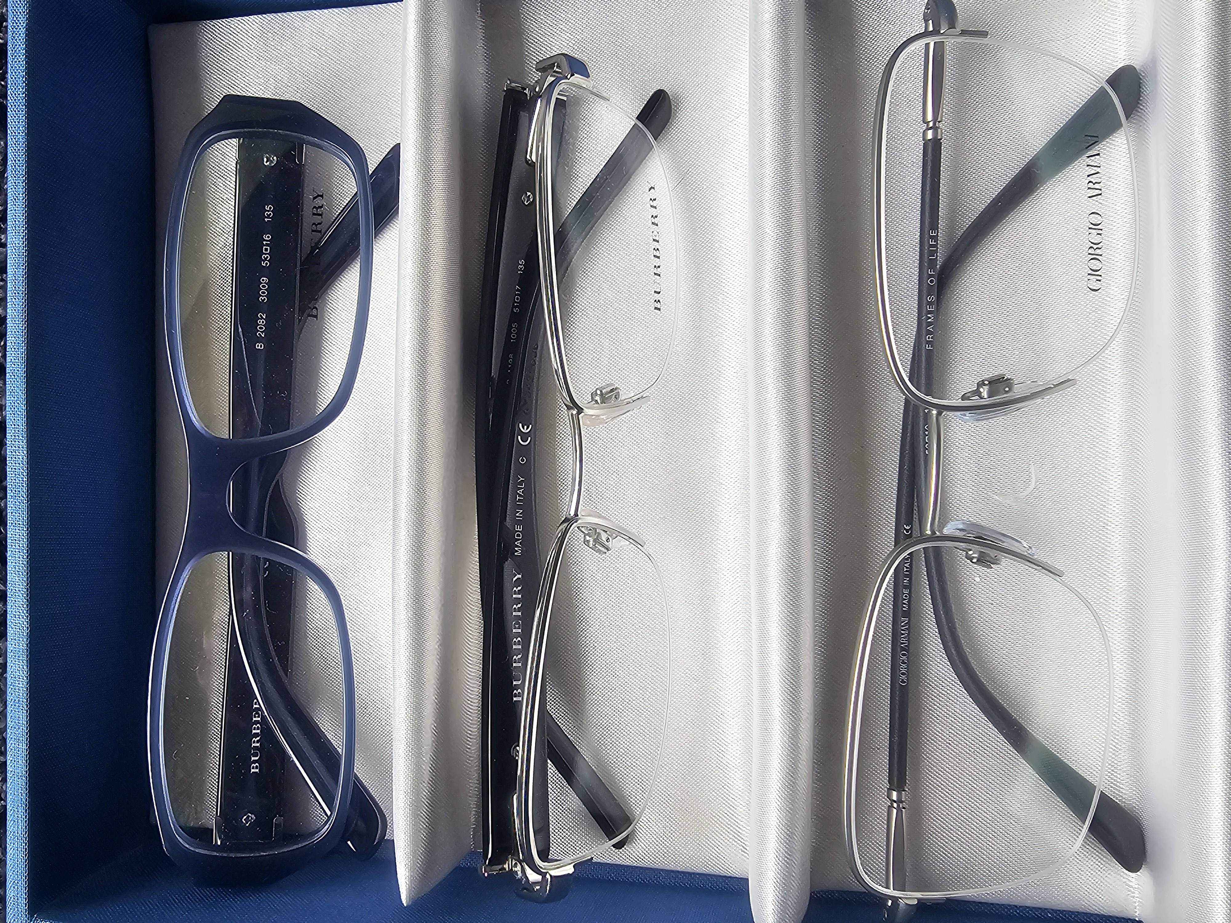 12 Designer-Brillen Porsche Design, Vogue Eyewear, Ray-Ban, Prada, Burberry, Giorgio Armani – NEU Stück 25€