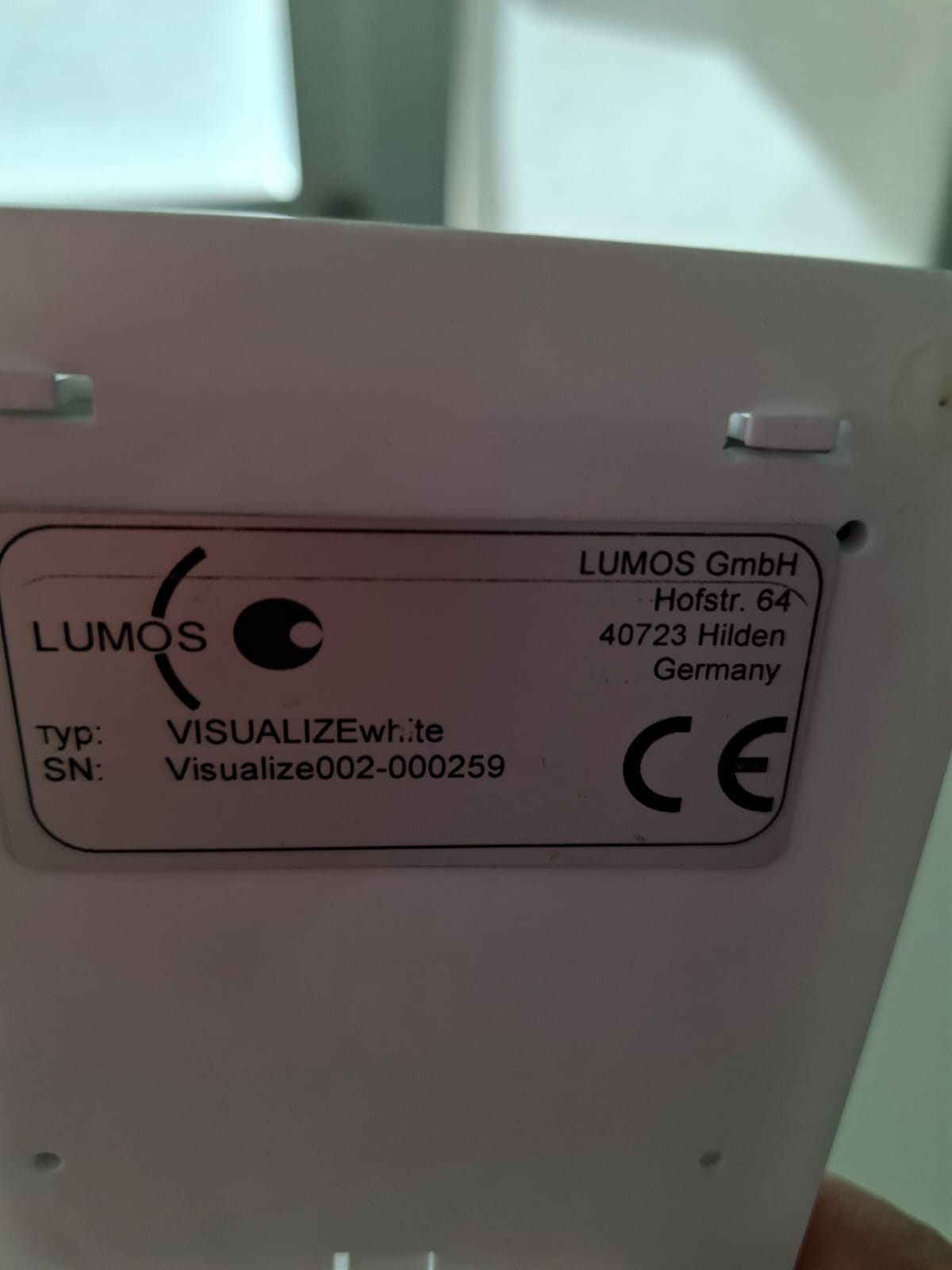 LUMOS VISUALIZEwhite – Gravurerkennungsgerät für Brillengläser – Ansicht 2