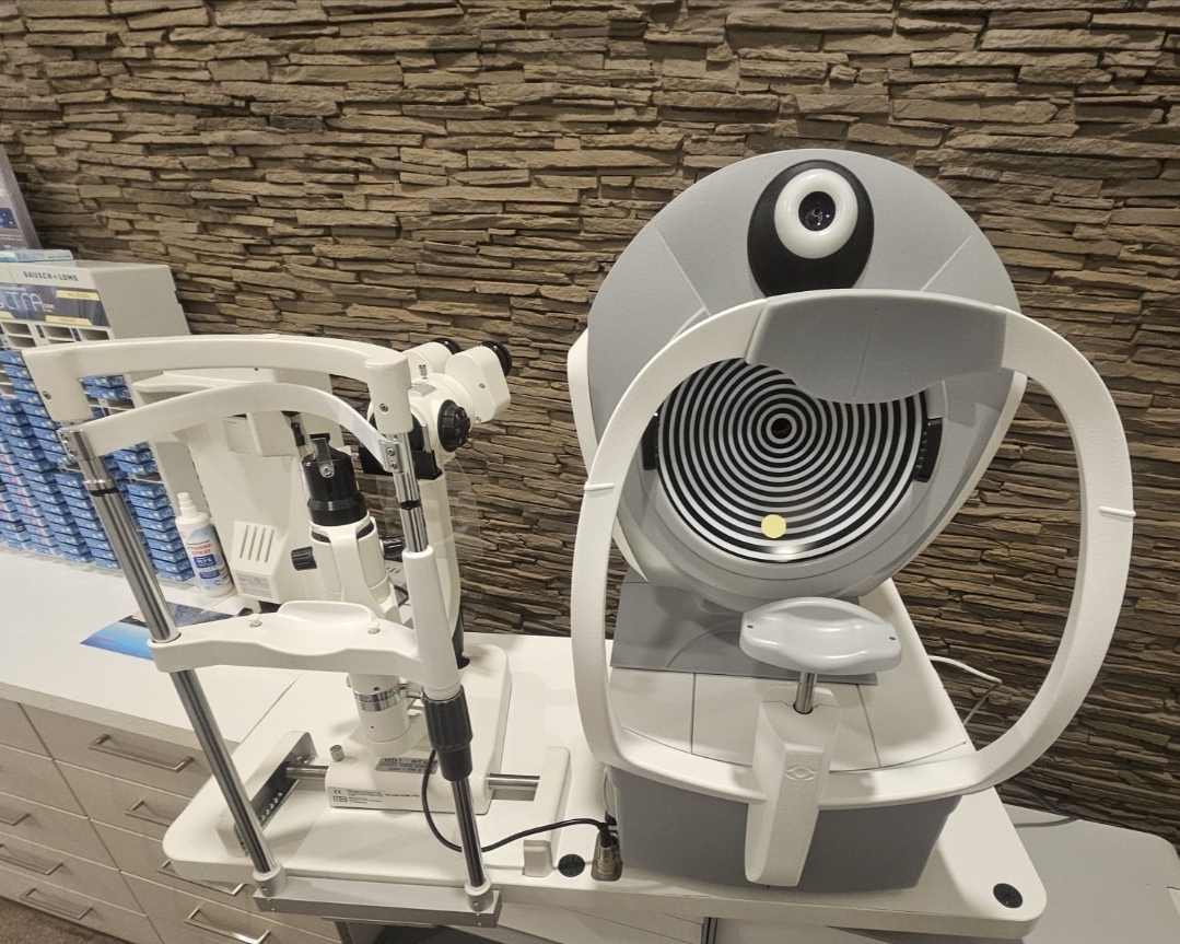 Visionix VX120+ / Spaltlampe Pacific Optics YZ5X1 • 3D TV Refra • Hoya EyeGenius ,