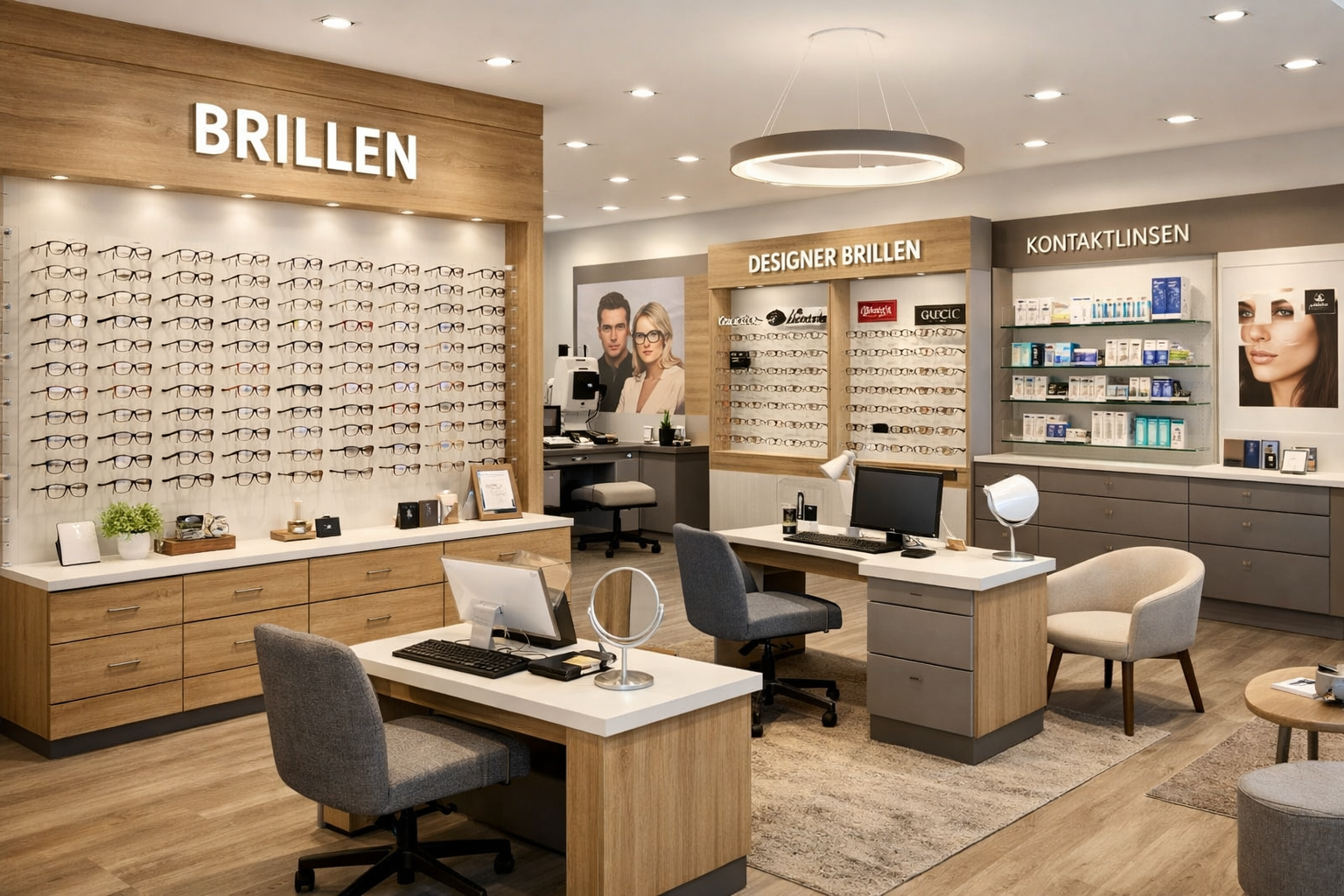 Laden- und Praxisausstattung für Optiker