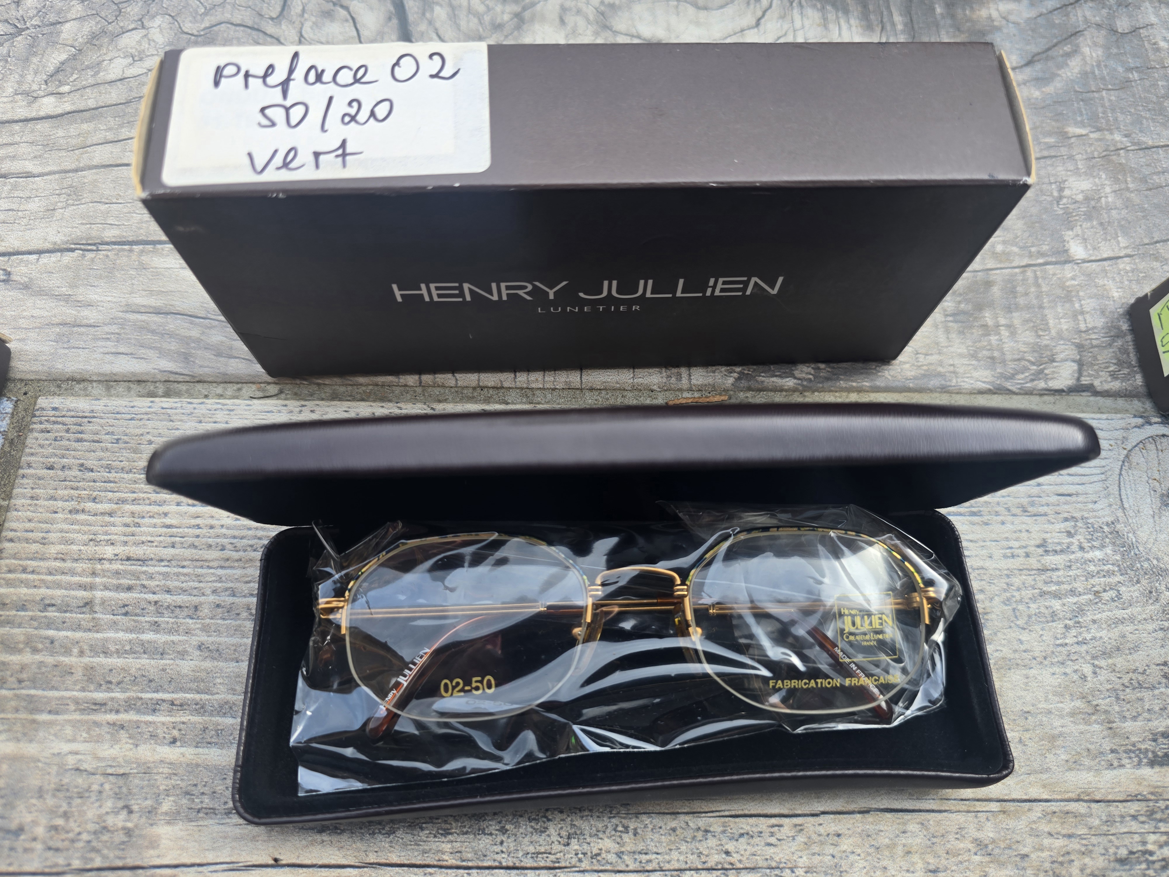 🧾 5x Henry Jullien NOS Luxusfassungen – Frankreich – Gold Filled / Premium Vintage