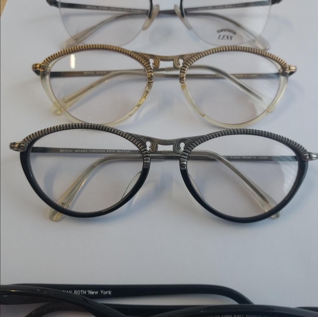 5 Stück Optical Affairs Christian Roth New York – exklusive NOS Designerfassungen ungetragen / Neu