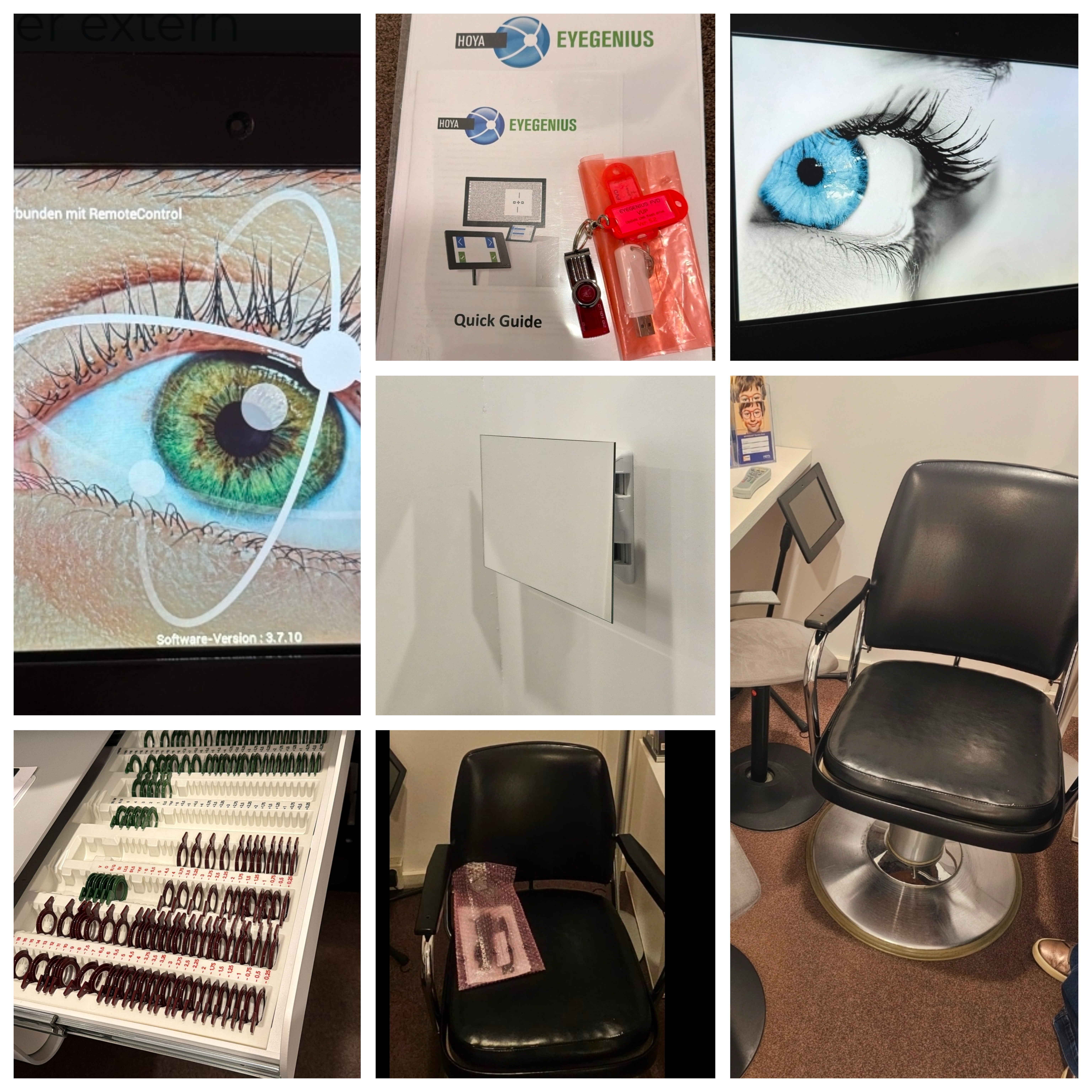 HOYA EyeGenius 3D-Opto-TV-Screen Komplettsystem
