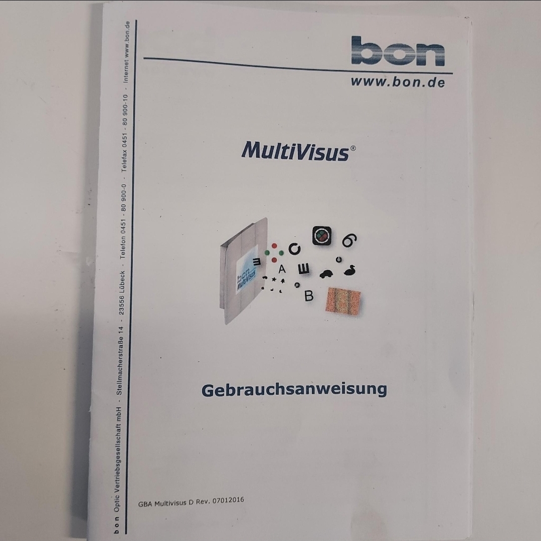 MultiVisus Sehprüfgerät Präsentationssystem