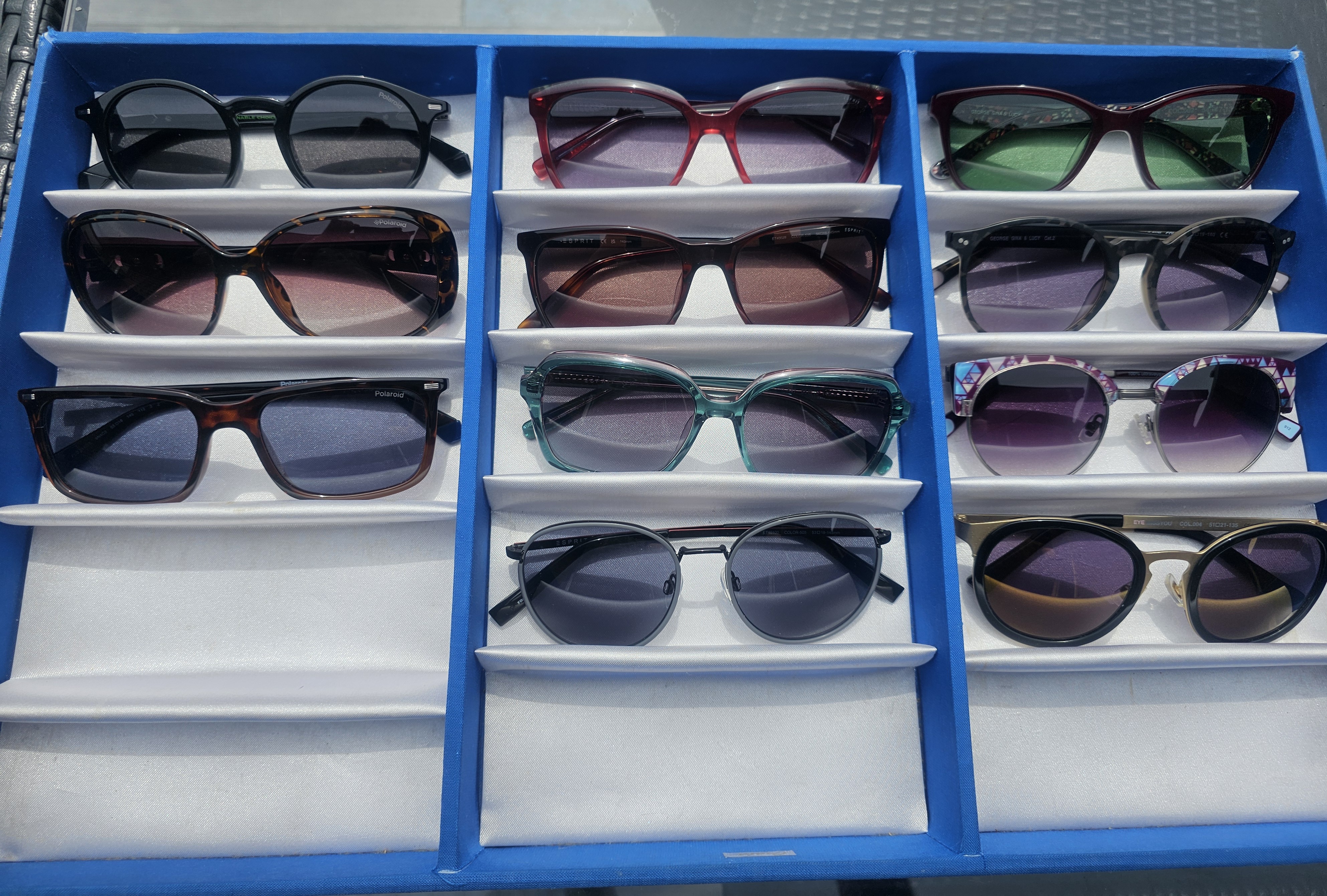 11 Sonnenbrillen 3x Polaroid 4x George Gina Lucy 4x Esprit Neu