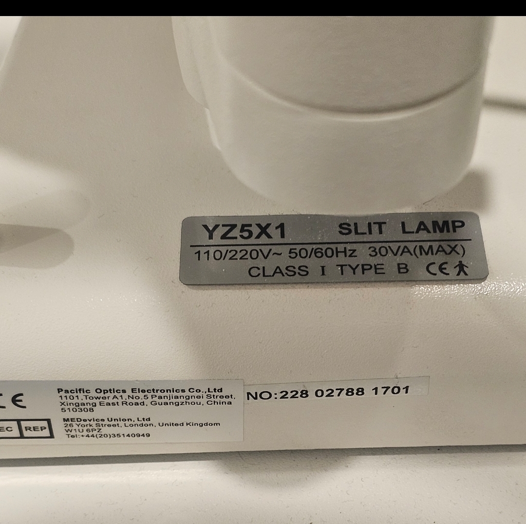 Visionix VX120+ / Spaltlampe Pacific Optics YZ5X1 • 3D TV Refra • Hoya EyeGenius ,