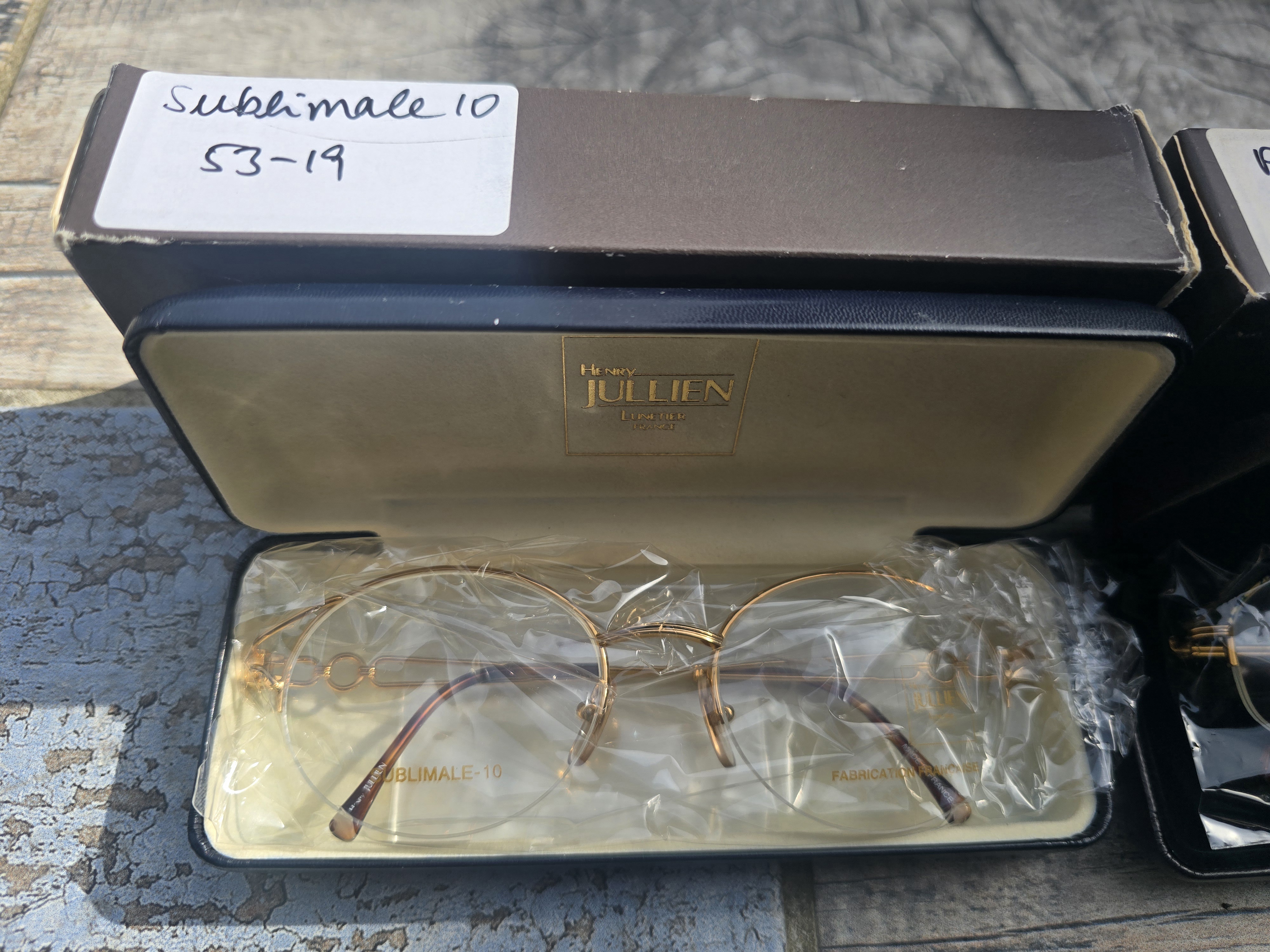 🧾 5x Henry Jullien NOS Luxusfassungen – Frankreich – Gold Filled / Premium Vintage