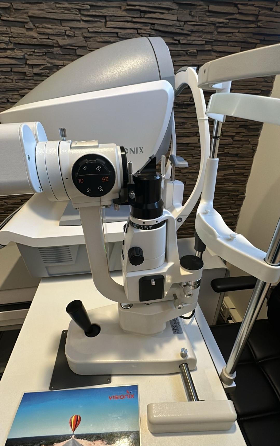 Visionix VX120+ / Spaltlampe Pacific Optics YZ5X1 • 3D TV Refra • Hoya EyeGenius ,