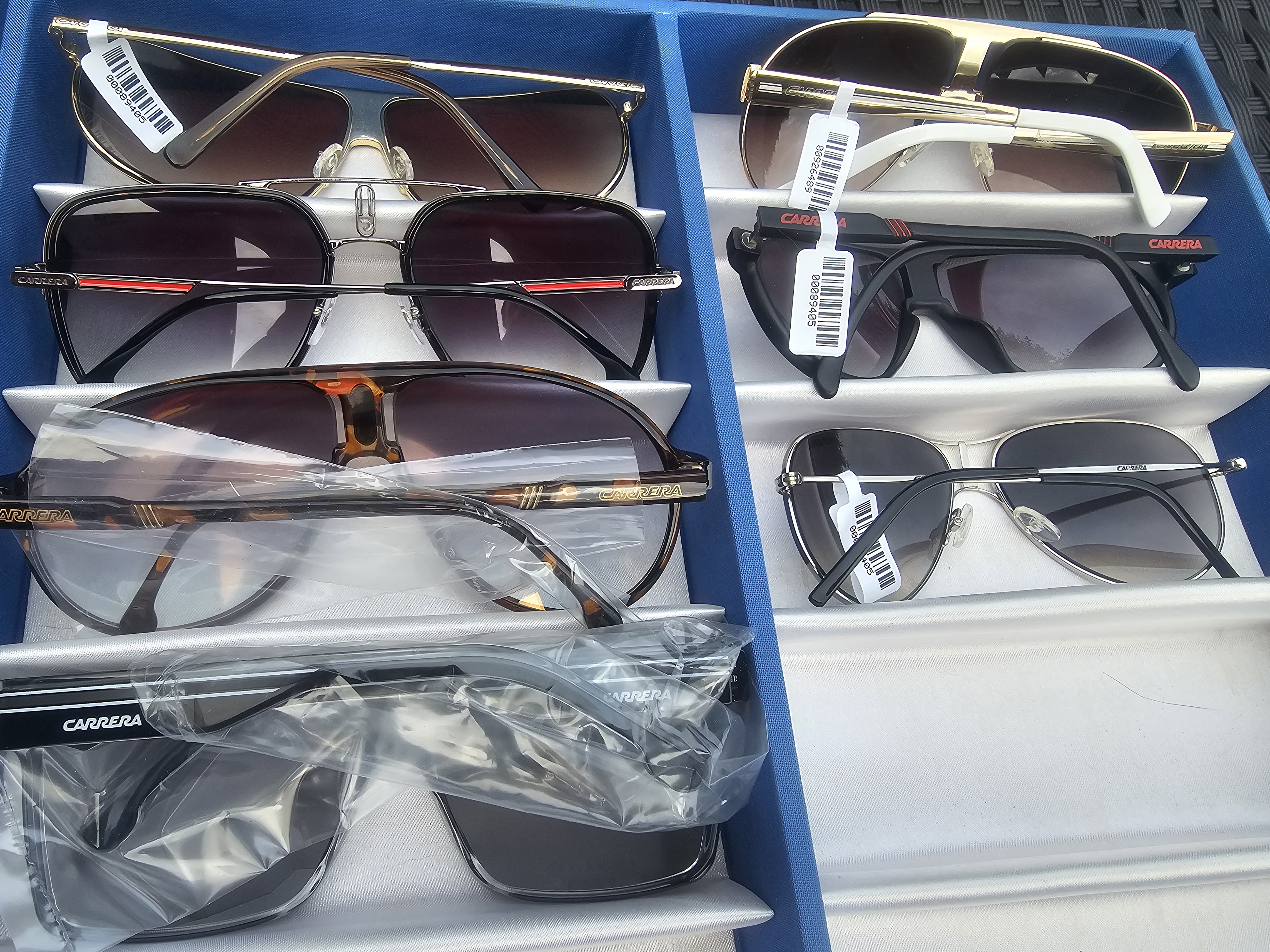 Carrera Sonnenbrillen – Restposten / Händlerposten – 11 Stück Neu