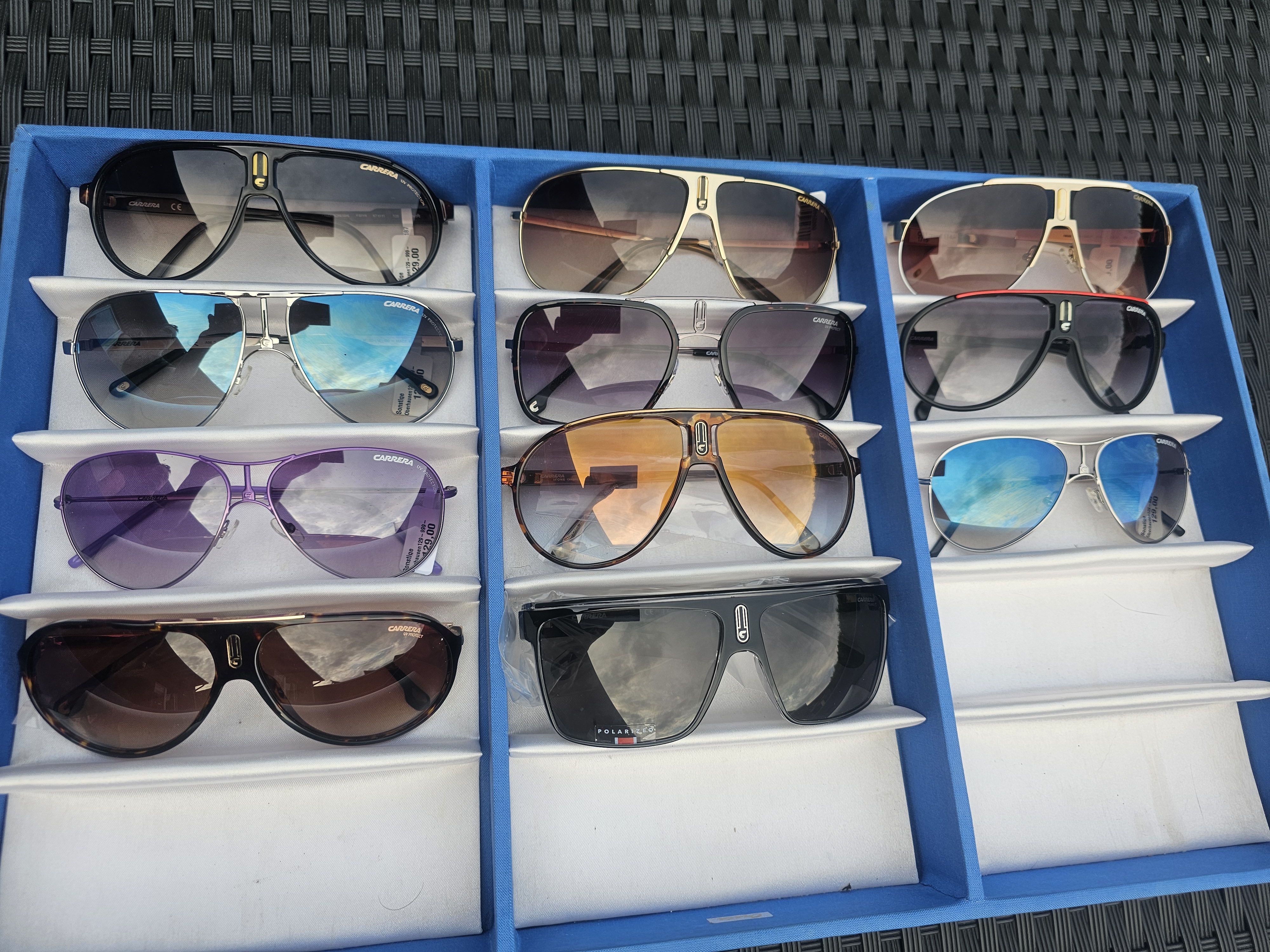 Carrera Sonnenbrillen – Restposten / Händlerposten – 11 Stück Neu