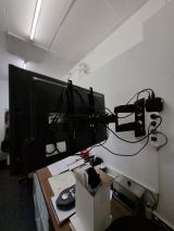 i’Syncro 2D / 3D Refraktionssystem mit iPad 8, LG 3D-TV und Apple TV – Ansicht 2