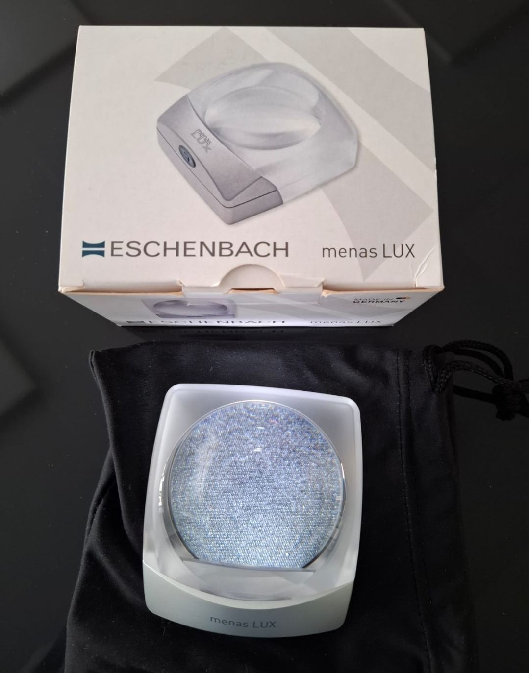 Eschenbach menas LUX Standlupe 3x / 12D – Neu & unbenutzt