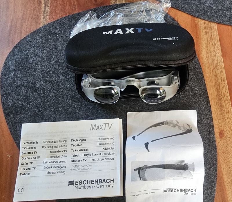 Eschenbach MaxTV Fernsehbrille – neu / neuwertig