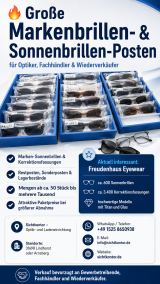 Markenbrillen & Sonnenbrillen Restposten – Nur B2B