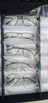 5 neue LOOK&FEEL Edelstahl-Brillenfassungen mit Schutzbeutel – Ansicht 2
